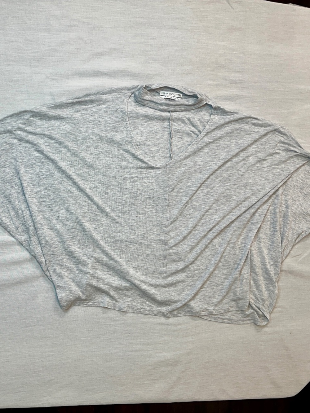 Urban Outfitters Long Sleeve Choker Flowy Top Size Large Gray